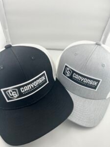 CanyonSix Mid Profile Poly/Cotton Trucker Cap - Corpo Patch Logo
