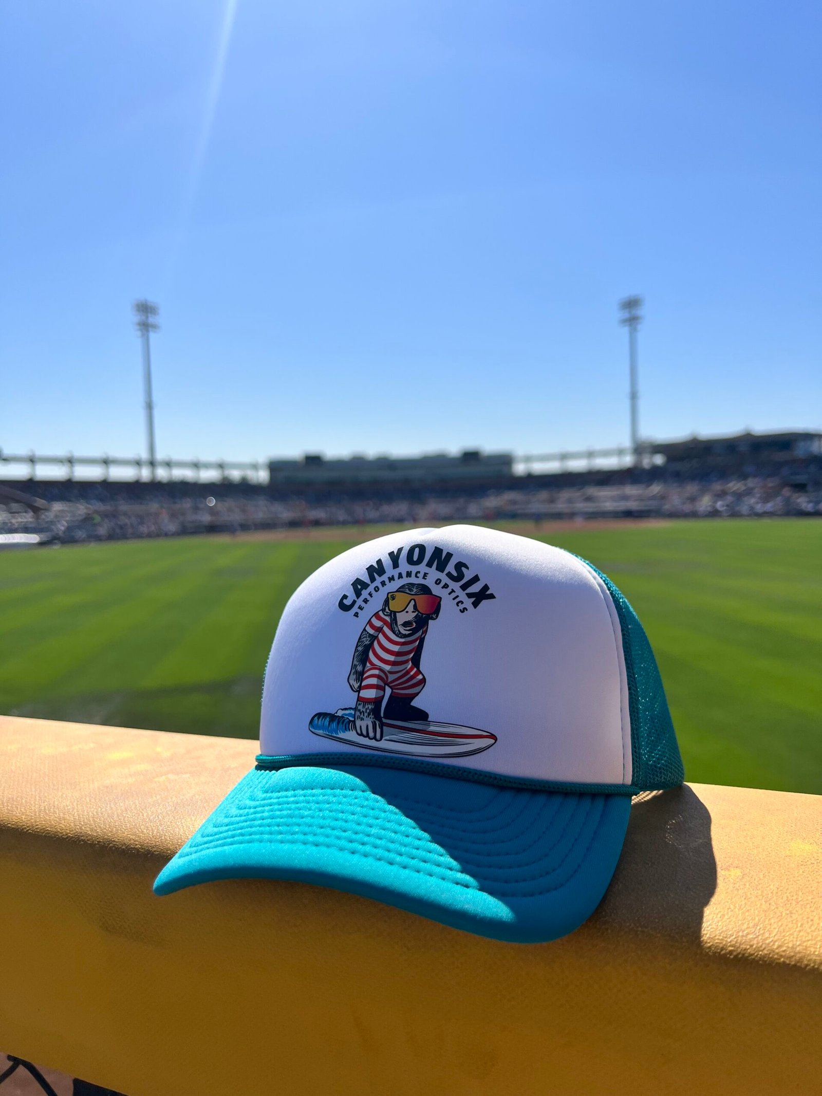 CanyonSix Foam Surf Monkey Trucker Hat - Image 3